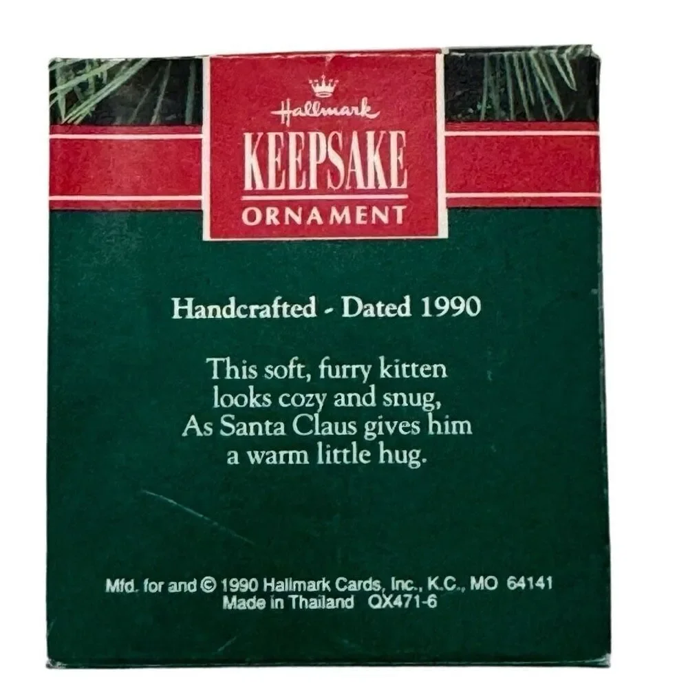 Hallmark 1990 Keepsake Christmas Ornament with Santa 